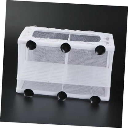 POPETPOP Fish Breeding Tank Cups Easy Install Aquarium Isolation Box for Hatching Betta and Guppy Fry Material for Rearing and
