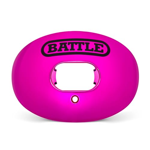 Battle Sports Chrome Oxygen Football Mouthguard - color: Pink