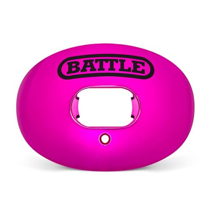 Battle Sports Chrome Oxygen Football Mouthguard - color: Pink