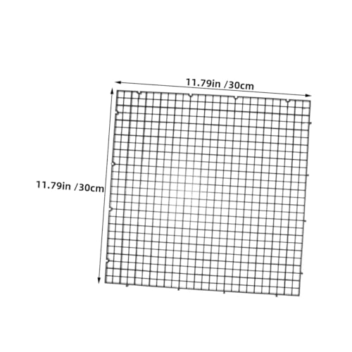 balacoo 4Sets Fish Tank Divider Plastic Grid Separator for Aquarium Escape Panels with Clamps for Fish and Pet Enclosures