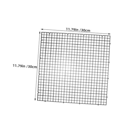 balacoo 4Sets Fish Tank Divider Plastic Grid Separator for Aquarium Escape Panels with Clamps for Fish and Pet Enclosures