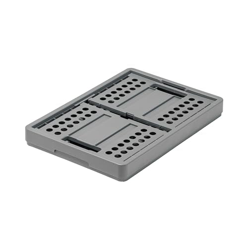 Clax® crate | folding box | basket | 48 qt (12 gal) | grey