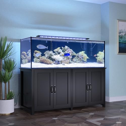 GDLF 100-150 Gallon Fish Tank Stand, 120 Gallon Tank Stand with 60"*24" Tabletop Fits 100/120/150 Volumns Aquariums,2200LBS Capacity Heavy Duty - size: 100-150 Gallon