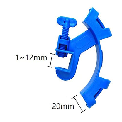 2 Pcs Fish Tank Mounting Clip Water Clamp Clips Plastic Adjustable Hose Holder for 3/4" Diameters Hoses Fish Tank Holder Aquarium Hose Holder Clip Water Clamps Clips 3/4 Inch