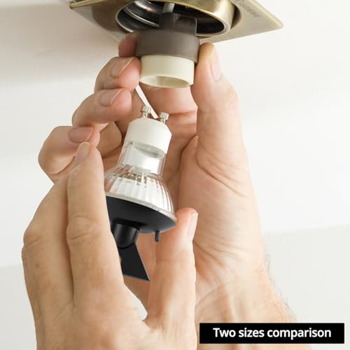 QWORK Light Bulb Changer Suction Cup Tool, Compatible with MR16 and GU10 Bulbs, 6 Pack Suction Cups for Bulb Removal