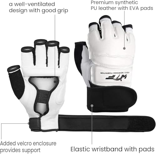 Taekwondo Sparring Gear, Taekwondo Shoes & Sparring Gloves. - size: X-Small
