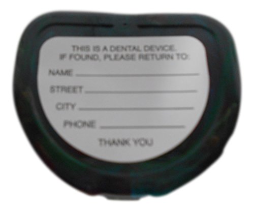Proforce Designer Series Mouthguard Cases - Green/Maroon