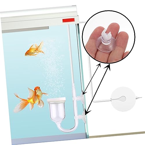 20pcs Plastic Oxygen Hose Suction Cup Fish Tank Oxygen Fixing Oxygen Pump Suction Cup Holder