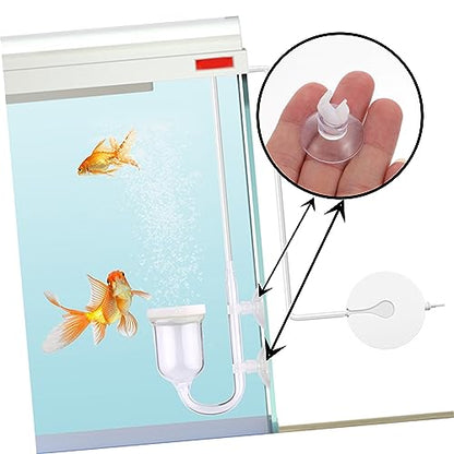 20pcs Plastic Oxygen Hose Suction Cup Fish Tank Oxygen Fixing Oxygen Pump Suction Cup Holder
