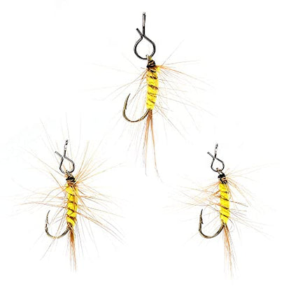 Dr.Fish 50 Pack Fly Fishing Snap 3 Sizes Stainless Steel Quick Change Lure Clip for Fishing Flies, Trout Fishing - size: XS(0.2")-50 Pack