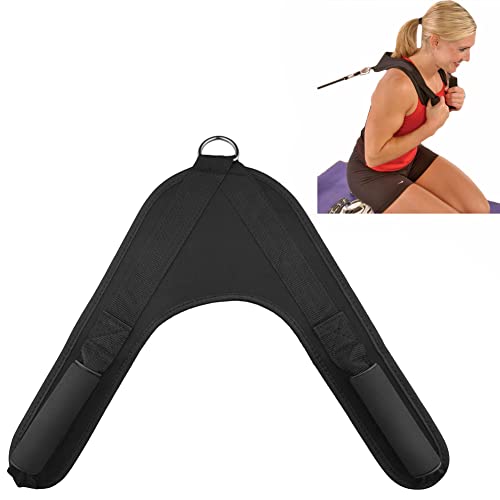 Ab Crunch Harness Cable Attachment Ab Exercise Cable Machine Gym Workout Abdominal Crunch Core Muscle Training Equipment Shoulder Pads