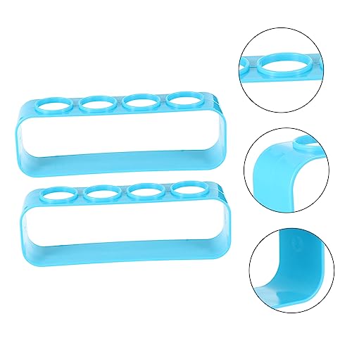 PRETYZOOM 2PCS Test Tube Rack Adjustable Tube Organizer for Boys and Experiments Laboratory Test Holder Easy Assembly