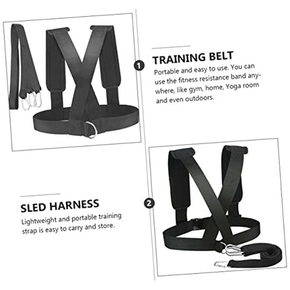 2pcs Weight Bearing Shoulder Straps Resistance Training Belt