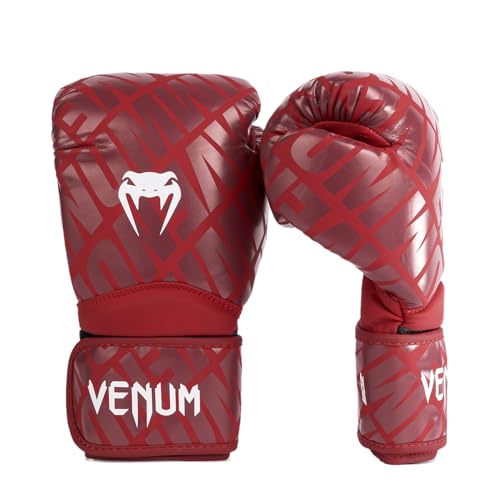 Venum Contender 1.5 XT Kids Boxing Gloves - color: White-Burgundy, size: 4-Ounce