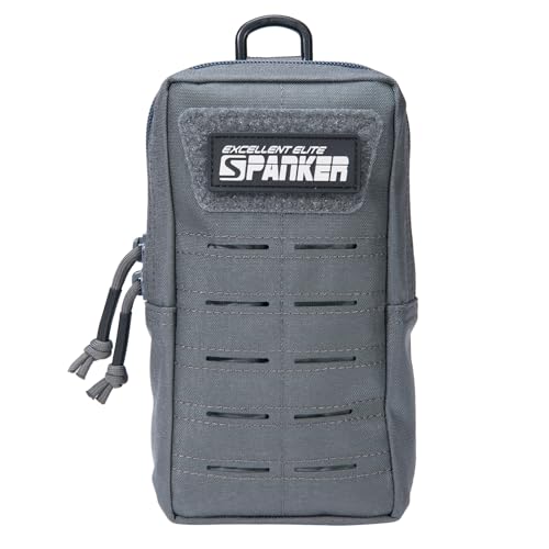 EXCELLENT ELITE SPANKER Tactical MOLLE Pouch EDC Utility Pouches Gadget Organizer Phone Holder Waist Bag Tool Pouch - color: Grey