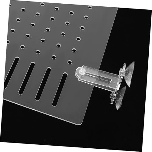 VICASKY Acrylic Aquarium Divider Fish Tank Isolation Board Suction Cups Partition Mesh for Baby Fish Separation Shrimp Isolation and Aquatic Tank Dividers