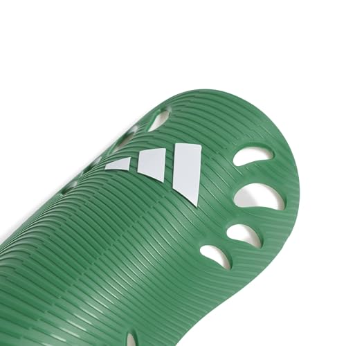 adidas Unisex Adiflex Soccer Shin Guards - color: Team Green/White, size: X-Small