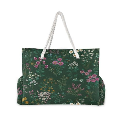 senya Large Beach Bags Totes Canvas Tote Shoulder Bag Soft Wave Water Resistant Bags for Gym Travel Daily Ocean - color: Colorful Flowers