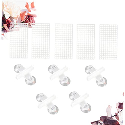 Abaodam 10Pcs Fish Tank Segregation Plate Creative Isolation Baffle Bottom Board for Aquariums Boards Clips Durable Material