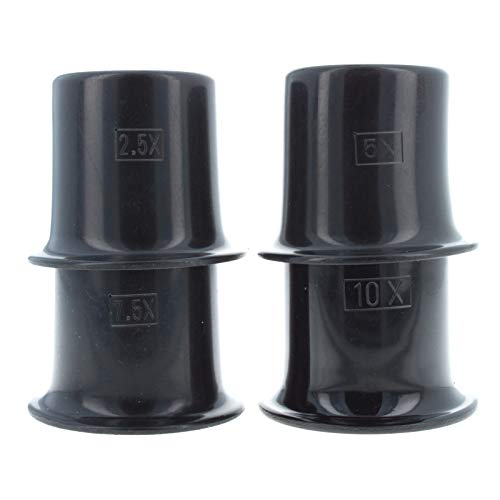 Universal Tool Plastic Jewelers Loupe 25mm Diameter Glass Lens Magnifier (Set of 4) - size: Set of 4