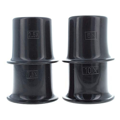Universal Tool Plastic Jewelers Loupe 25mm Diameter Glass Lens Magnifier (Set of 4) - size: Set of 4