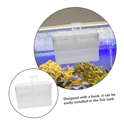 balacoo Fish Breeding Box Incubator for Aquariums Divider for Fry -Resistant Material for Fish Tank Use Efficiently Protects