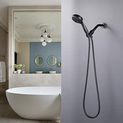 63 Inches Shower Hose Oil-Rubbed Bronze Finished, ALEASHA SUS 304 Stainless Steel Extra Long Shower Head Hose Replacement Handheld Shower Head Hose for Pet Bathroom Bathing Cleaning - color: Oil Rubbed Bronze, size: 63inch