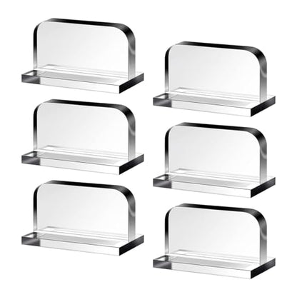 6Pcs Aquarium Tank Lid Handles Clear for Lift and Slide Type Lightweight Fashion Tank Lid Replacement Handles Easy to Install