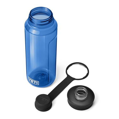 YETI Yonder Water Bottle with Yonder Tether Cap, Lightweight, Leakproof and BPA-Free - color: Royal Blue, size: 34 Ounces