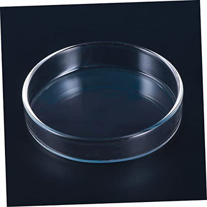 Toddmomy Clear Glass Shrimp Feed Dish Small Fish Feeding Bowl Durable Glass Feeder for Shrimp Fish and Reptiles for Aquariums and Home Decor