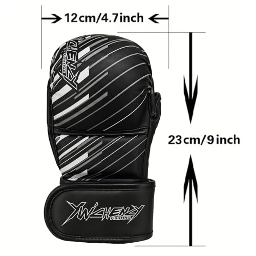 YWChenzy Fighting MMA Sparring Gloves Open Palm Martial Arts Boxing Punching Bag Training Gloves - color: yst1