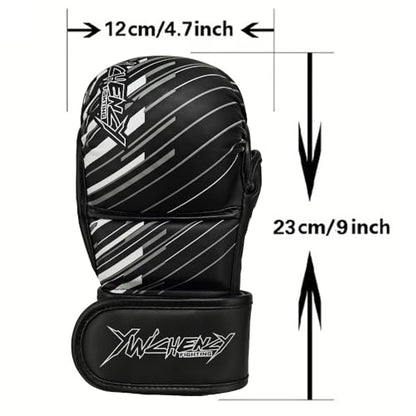 YWChenzy Fighting MMA Sparring Gloves Open Palm Martial Arts Boxing Punching Bag Training Gloves - color: yst1