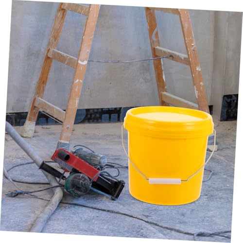 Plastic Sealed Bucket with Lid and Handle Portable Food Storage Container for Water Rice Wine Cereal Fruits and Vegetables Sturdy Design for Versatile Household Use