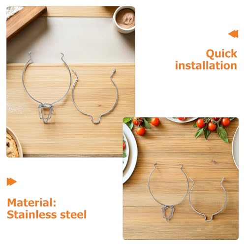 15pcs Mason Jar Lid Wire Clamps - Replacement Stainless Steel Sealed Buckles For Glass Jars - Airtight Sealing Canning Canisters Locking Clips For Kitchen