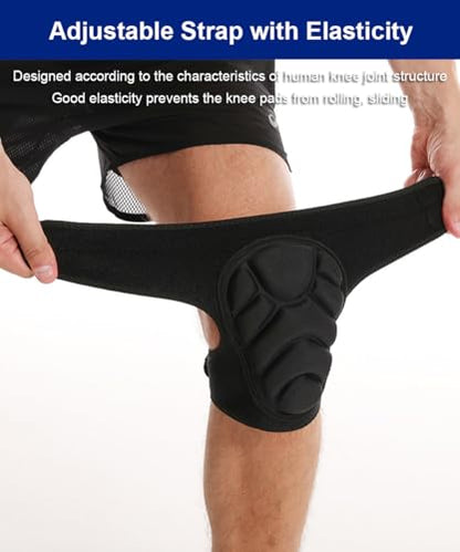 Wrestling Knee Pads for Men Women, Dance Knee Pad for Women Men Wrestling Knee Pad Wrestling Gear, Crash Pad Roller Skating Gear Knee Protector, Soft Knee Pads for Basketball Volleyball Roller Skating (Medium) - size: Medium