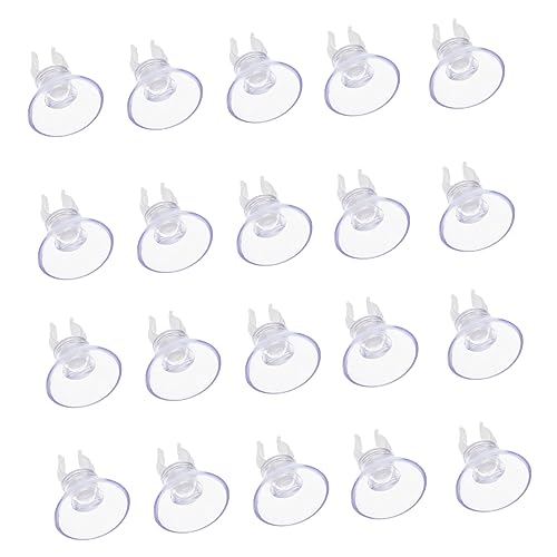 Happyyami 20pcs Aquarium Fish Tank Hose Oxygen Pump Pipe Brace Oxygen Supply Easy Installation Water Clip for Fish Tank Accessories