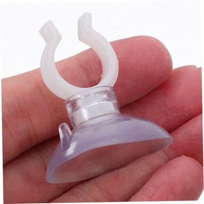 POPETPOP Aquarium Rim Clamp Soft Aquarium Tank Water Filler Cup Clips Tank Hose Holder