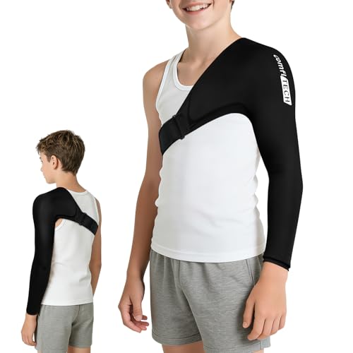 ComfiTECH Youth Shoulder Arm Ice Pack Wrap for Pitchers, Ice Arm Sleeve, S - size: Small