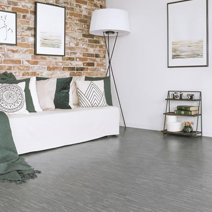 Happygrill Interlocking Wood Grain EVA Foam Floor Tiles, 100 Sq. Ft, 25 PCS - color: Grey, size: 100 Sq. Ft.
