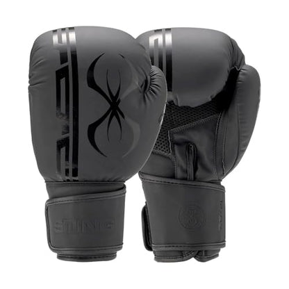 STING Armaplus Boxing Gloves - color: Black, size: 10 Oz