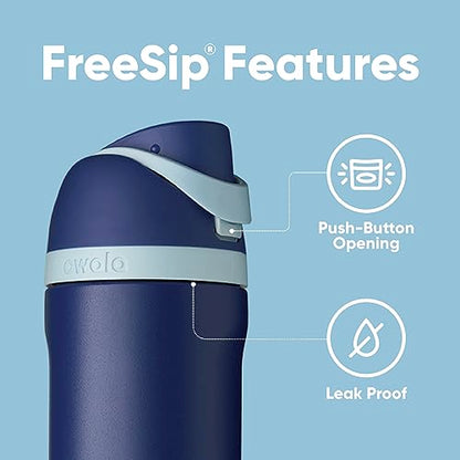 Owala Harry Potter FreeSip Stainless Steel Water Bottle 24 oz Ravenclaw - color: Ravenclaw, size: 24 Ounces