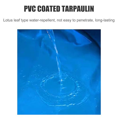 Pool Above Ground Canvas Aquarium Fish Pond,Culture Agricultural Irrigation Water Tank Foldable Water Storage Pond with Drain Valve,Temporary Holding Tank for Saltwater Fish Koi Fish Turtles Swimmi - size: 200*150*60cm