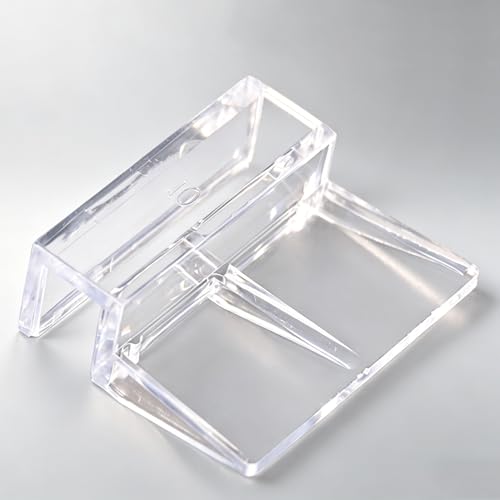 20PCS Transparent Acrylic Fish Tank Cover Clips 5mm Rimless Aquarium Glass Lid Fasteners Universal Accessories for Planted Tank Bracket