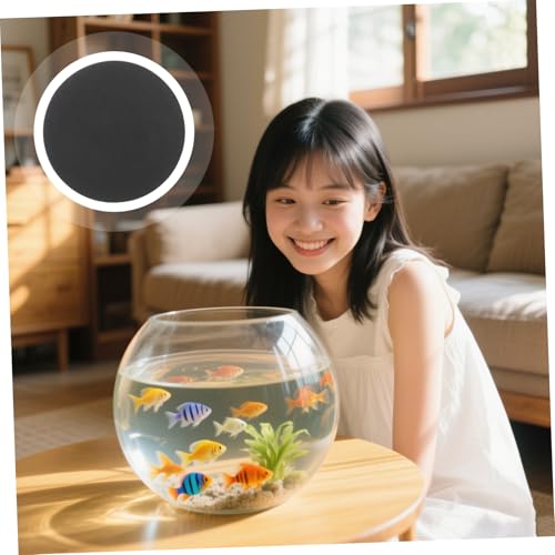 Abaodam Non-Slip Fish Tank Mat Waterproof Shockproof Cushion Pad for Aquarium Bottom Support Micro Landscape Bottles and Reptile Terrariums - size: 12.00X12.00X1.00CM