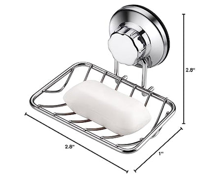 Rotate Lock Vacuum Suction Cups for Bath Shelf Shower Caddies, Two Suction Cup
