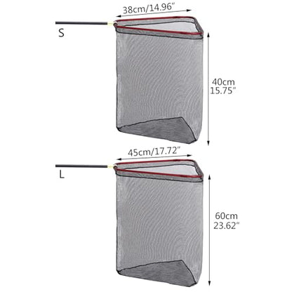 Dip Net Head Folding Fishing Outdoor Landing Net Replacement Triangular Fly Fishing Hand