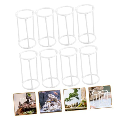 HANABASS 8pcs Humidifier Splash Guards for Rockery Fish Tank Easy to Install Practical Water-Splash Prevention for Indoor and Outdoor Use