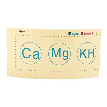 Dosing Container, 0.8L Acrylic Titration Bucket with Scale Transparent Tube and Ca Mg KH Labels for Aquarium Additives and Dosing Pump Systems