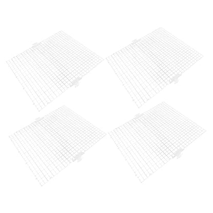 BESPORTBLE 8pcs Fish Tank Divider Panel Isolation Grid for Aquarium Multi-Grid Design for Safe Fish Separation and Easy to Install for Breeding and Isolation Needs