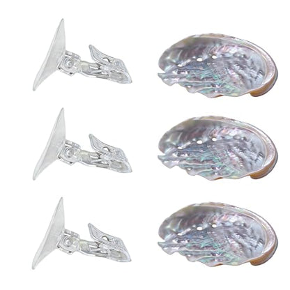 3 Pcs Betta Hammock, Rainbow Iridescent Floating Fish Cave, 3D Printed PLA Aquarium Resting Spot with Feeder Ring, Betta Hideout Shrimp Cave for Nano Tank